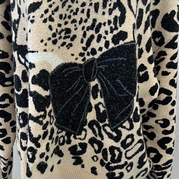 Kate Spade Leopard Bow Sweater - Picture 10 of 16